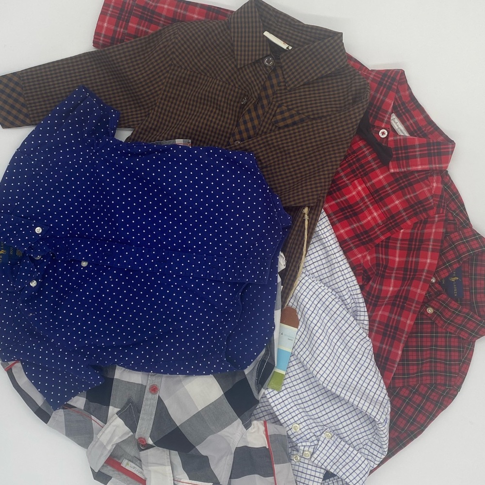6 combo shirt , 3 Ralph Lauren , First impressions, Axel and Hudson